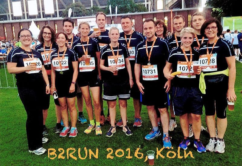 Die HTR beim B2Run-Firmenlauf 2016 in Köln